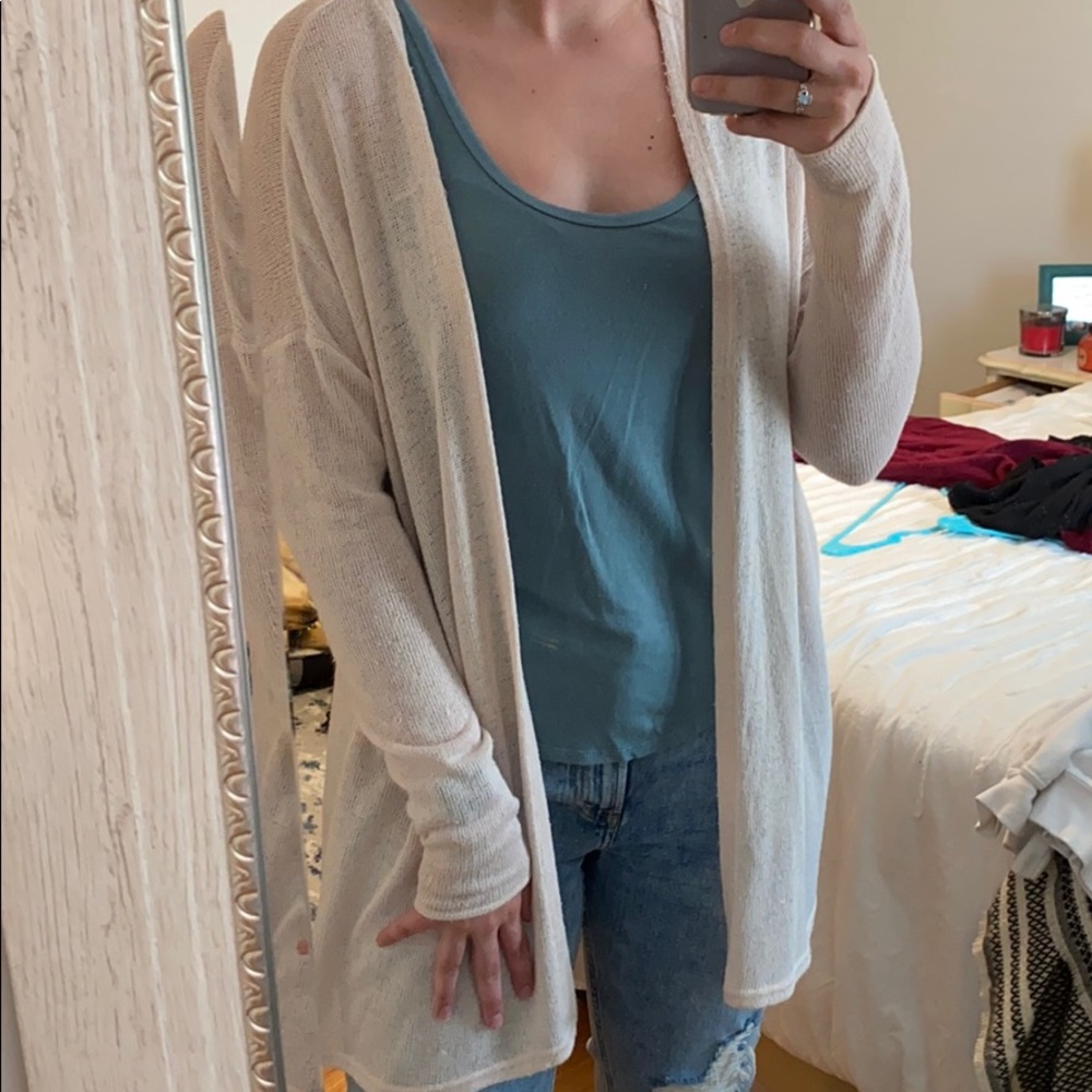 Thin Light Pink Cardigan